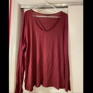 Charlotte Rousse long sleeve V-neck